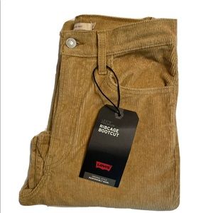 Levi’s Ribcage Corduroy Bootcut Jeans 27x33